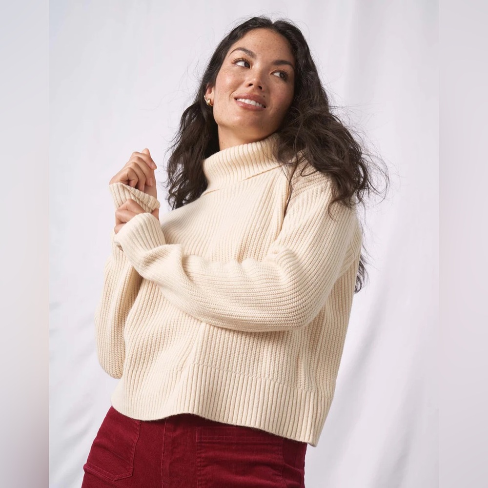 United by Blue Responsible Wool Turtleneck Sweater
